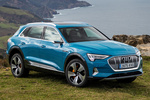 Audi e-tron 55 quattro Edition One Todo terreno Antigua Blue Exterior Frontal-Lateral 5 puertas