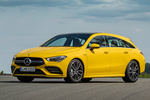 Mercedes-Benz CLA 35 4MATIC Shooting Brake AMG 35 4MATIC Shooting Brake Turismo familiar Amarillo Solar Exterior Lateral-Frontal 5 puertas