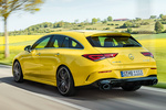 Mercedes-Benz CLA 35 4MATIC Shooting Brake AMG 35 4MATIC Shooting Brake Turismo familiar Amarillo Solar Exterior Lateral-Posterior 5 puertas