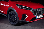 Hyundai Tucson 2.0 CRDi 136 kW (185 CV) 48V 4x4 AT N Line X Todo terreno Engine Red Exterior Lateral-Frontal 5 puertas
