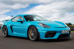Porsche 718 Cayman GT4 Cayman GT4 Coup&eacute; Azul Miami Exterior Lateral-Frontal 3 puertas