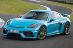 Porsche 718 Cayman GT4 Cayman GT4 Coup&eacute; Azul Miami Exterior Frontal-Lateral 3 puertas