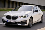 BMW Serie 1 118d Sportline Turismo Blanco Mineral Metalizado Exterior Frontal-Lateral 5 puertas