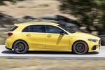 Mercedes-Benz Clase A AMG 45 S 4MATIC+ AMG 45 S 4MATIC+  paquete Night AMG Turismo Amarillo Solar Exterior Lateral 5 puertas