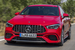 Mercedes-Benz CLA 45 S 4MATIC Coup&eacute; AMG 45 S 4MATIC Coup&eacute; Turismo Rojo Jupiter Exterior Frontal-Lateral 4 puertas