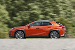 Lexus UX 250h 4x2 F SPORT Paquete Cuero Todo terreno Naranja Carnelian Exterior Lateral 5 puertas