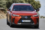 Lexus UX 250h 4x2 F SPORT Paquete Cuero Todo terreno Naranja Carnelian Exterior Frontal-Lateral 5 puertas