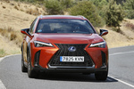 Lexus UX 250h 4x2 F SPORT Paquete Cuero Todo terreno Naranja Carnelian Exterior Frontal-Lateral 5 puertas
