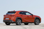 Lexus UX 250h 4x2 F SPORT Paquete Cuero Todo terreno Naranja Carnelian Exterior Lateral-Posterior 5 puertas