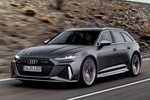 Audi A6 4.0 TFSI V8 600 CV RS 6 Avant Turismo familiar Gris Daytona mate Exterior Frontal-Lateral 5 puertas