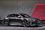Audi A6 4.0 TFSI V8 600 CV RS 6 Avant Turismo familiar Gris Daytona mate Exterior Lateral-Frontal 5 puertas