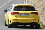 Mercedes-Benz Clase A AMG 35 4MATIC AMG 35 4MATIC Paquete Night AMG Turismo Amarillo Sol Exterior Posterior-Lateral 5 puertas