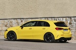 Mercedes-Benz Clase A AMG 35 4MATIC AMG 35 4MATIC Paquete Night AMG Turismo Amarillo Sol Exterior Lateral-Posterior 5 puertas