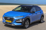 Hyundai Kona H&iacute;brido 1.6 GDi 104 kW (141 CV) DCT H&iacute;brido Klass Todo terreno Blue Lagoon Exterior Frontal-Lateral 5 puertas