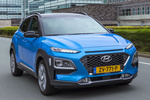 Hyundai Kona H&iacute;brido 1.6 GDi 104 kW (141 CV) DCT H&iacute;brido Klass Todo terreno Blue Lagoon Exterior Lateral-Frontal 5 puertas