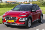 Hyundai Kona H&iacute;brido 1.6 GDi 104 kW (141 CV) DCT H&iacute;brido Klass Todo terreno Pulse Red Exterior Frontal-Lateral 5 puertas
