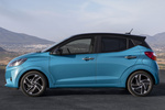 Hyundai i10 1.2 MPI 64 kW (84 CV) AT Style Turismo Aqua Turquoise / Phantom Black Exterior Lateral 5 puertas