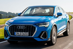 Audi Q3 Sportback 35 TFSI S tronic Sportback S line Todo terreno Azul Turbo Exterior Frontal-Lateral 5 puertas