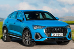 Audi Q3 Sportback 35 TFSI S tronic Sportback S line Todo terreno Azul Turbo Exterior Lateral-Frontal 5 puertas