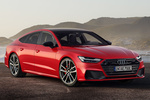 Audi A7 Sportback 55 TFSIe quattro Sportback S line TFSIe Turismo Rojo Tango Exterior Lateral-Frontal 5 puertas