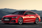 Audi A7 Sportback 55 TFSIe quattro Sportback S line TFSIe Turismo Rojo Tango Exterior Frontal-Lateral 5 puertas