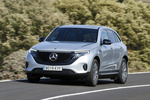 Mercedes-Benz EQC 400 4MATIC Paquete Edition 1886 Todo terreno Plata hightech metalizada Exterior Frontal-Lateral 5 puertas