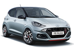 Hyundai i10 1.0 T-GDi 100 CV N Line Turismo Slate Blue / Phantom Black Exterior Lateral-Frontal 5 puertas
