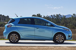 Renault ZOE R135 Bater&iacute;a 50kWh Zen Turismo Azul C&eacute;ladon Exterior Lateral 5 puertas