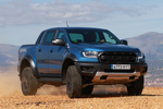 Ford Ranger Raptor 2.0 TDCI 157 kW (213 CV) 4x4 Aut. Raptor Doble Cabina Pick up Azul Ford Performance Exterior Lateral-Frontal 4 puertas