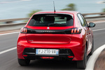 Peugeot 208 Puretech 100 Allure Turismo Elixir Red Exterior Posterior-Lateral 5 puertas