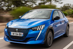 Peugeot 208 EV 100kW e-208 GT Line Turismo Azul V&eacute;rtigo Exterior Lateral-Frontal 5 puertas