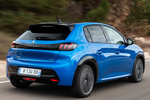Peugeot 208 EV 100kW e-208 GT Line Turismo Azul V&eacute;rtigo Exterior Lateral-Posterior 5 puertas
