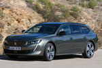 Peugeot 508 SW BlueHDi 180 S&S EAT8 SW GT Turismo familiar Gris Amazonite Exterior Frontal-Lateral 5 puertas