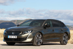 Peugeot 508 SW BlueHDi 180 S&S EAT8 SW GT Turismo familiar Gris Amazonite Exterior Frontal-Lateral 5 puertas
