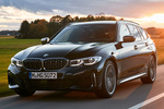 BMW Serie 3 M340i xDrive Touring Touring M340i Turismo familiar Negro Sapphire Metallic Exterior Frontal-Lateral 5 puertas