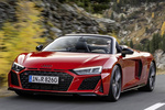 Audi R8 Spyder V10 FSI RWD S tronic Spyder V10 RWD Descapotable Rojo Tango Exterior Frontal-Lateral 2 puertas