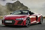 Audi R8 Spyder V10 FSI RWD S tronic Spyder V10 RWD Descapotable Rojo Tango Exterior Frontal-Lateral 2 puertas
