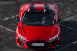 Audi R8 Spyder V10 FSI RWD S tronic Spyder V10 RWD Descapotable Rojo Tango Exterior Frontal-Cenital 2 puertas