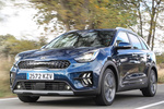 KIA Niro 1.6 HEV 103kW (141 CV) Emotion con Pack Luxury Todo terreno Gravity Blue Exterior Frontal-Lateral 5 puertas