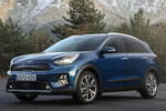 KIA Niro 1.6 HEV 103kW (141 CV) Emotion con Pack Luxury Todo terreno Gravity Blue Exterior Frontal-Lateral 5 puertas
