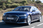 Audi A8 4.0 V8 TFSI 571 CV S8 Turismo Azul Navarra Exterior Frontal-Lateral 4 puertas
