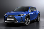 Lexus UX 300e Electric Gama UX Electric Todo terreno Azul Zafiro Exterior Frontal-Lateral 5 puertas