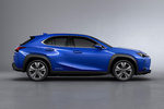 Lexus UX 300e Electric Gama UX Electric Todo terreno Azul Zafiro Exterior Lateral 5 puertas