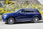 Mercedes-Benz GLE AMG GLE 63 S 4MATIC+ AMG GLE 63 S 4MATIC+ Todo terreno Azul Brillante Metalizado Exterior Lateral 5 puertas