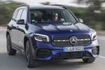 Mercedes-Benz GLB 220d 4MATIC AMG Line con Paquete Night Todo terreno Azul Galaxy Exterior Lateral-Frontal 5 puertas