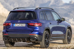 Mercedes-Benz GLB 220d 4MATIC AMG Line con Paquete Night Todo terreno Azul Galaxy Exterior Posterior-Lateral 5 puertas