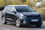 KIA Niro 150 kW (204 CV) bater&iacute;a 64 kWh e-Niro Emotion paquete Luxury Todo terreno Gravity Blue Exterior Lateral-Frontal 5 puertas