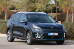 KIA Niro 150 kW (204 CV) bater&iacute;a 64 kWh e-Niro Emotion paquete Luxury Todo terreno Gravity Blue Exterior Lateral-Frontal 5 puertas