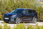 KIA Niro 150 kW (204 CV) bater&iacute;a 64 kWh e-Niro Emotion paquete Luxury Todo terreno Gravity Blue Exterior Frontal-Lateral 5 puertas