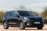 KIA Niro 150 kW (204 CV) bater&iacute;a 64 kWh e-Niro Emotion paquete Luxury Todo terreno Gravity Blue Exterior Lateral-Frontal 5 puertas